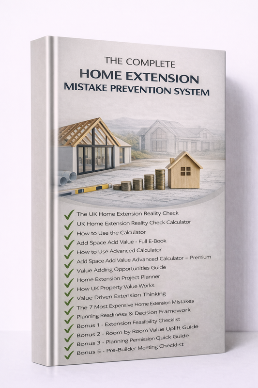 The Complete Home Extension Mistake Prevention System